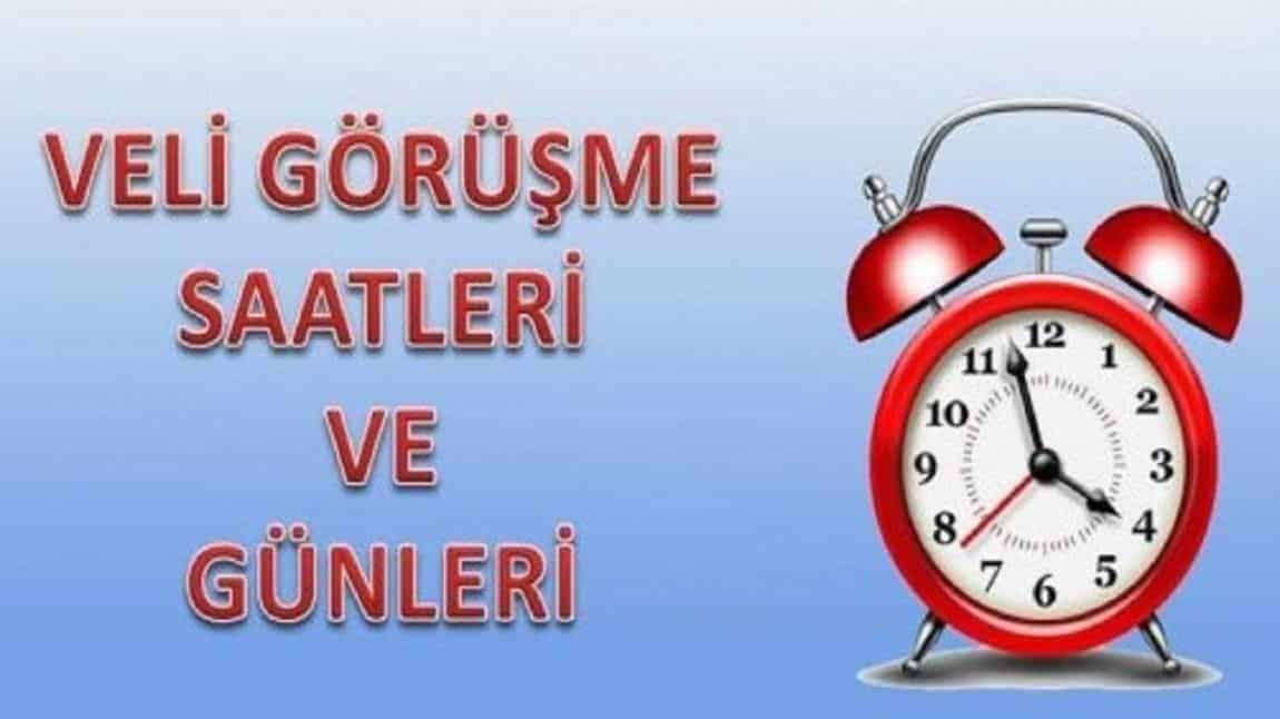 Öğretmen-Veli Görüşme Gün ve Saatleri...